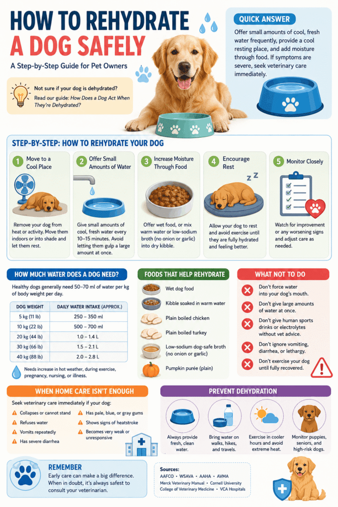 How to Rehydrate a Dog