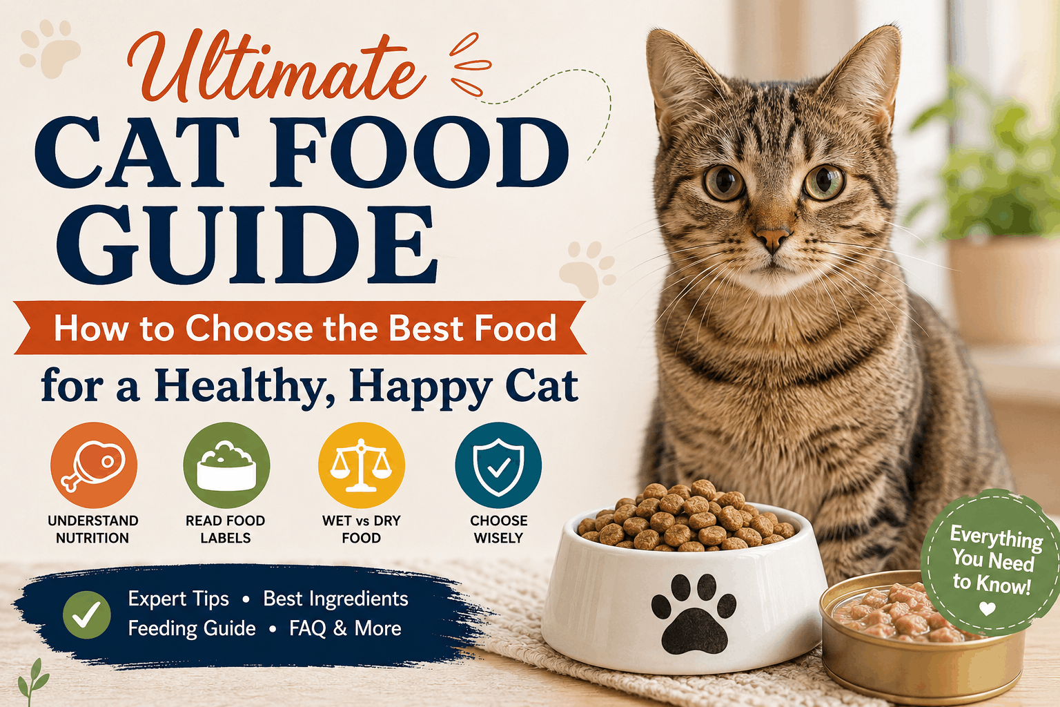 Ultimate Cat Food Guide: How to Choose the Best Food for a Healthy, Happy Cat
