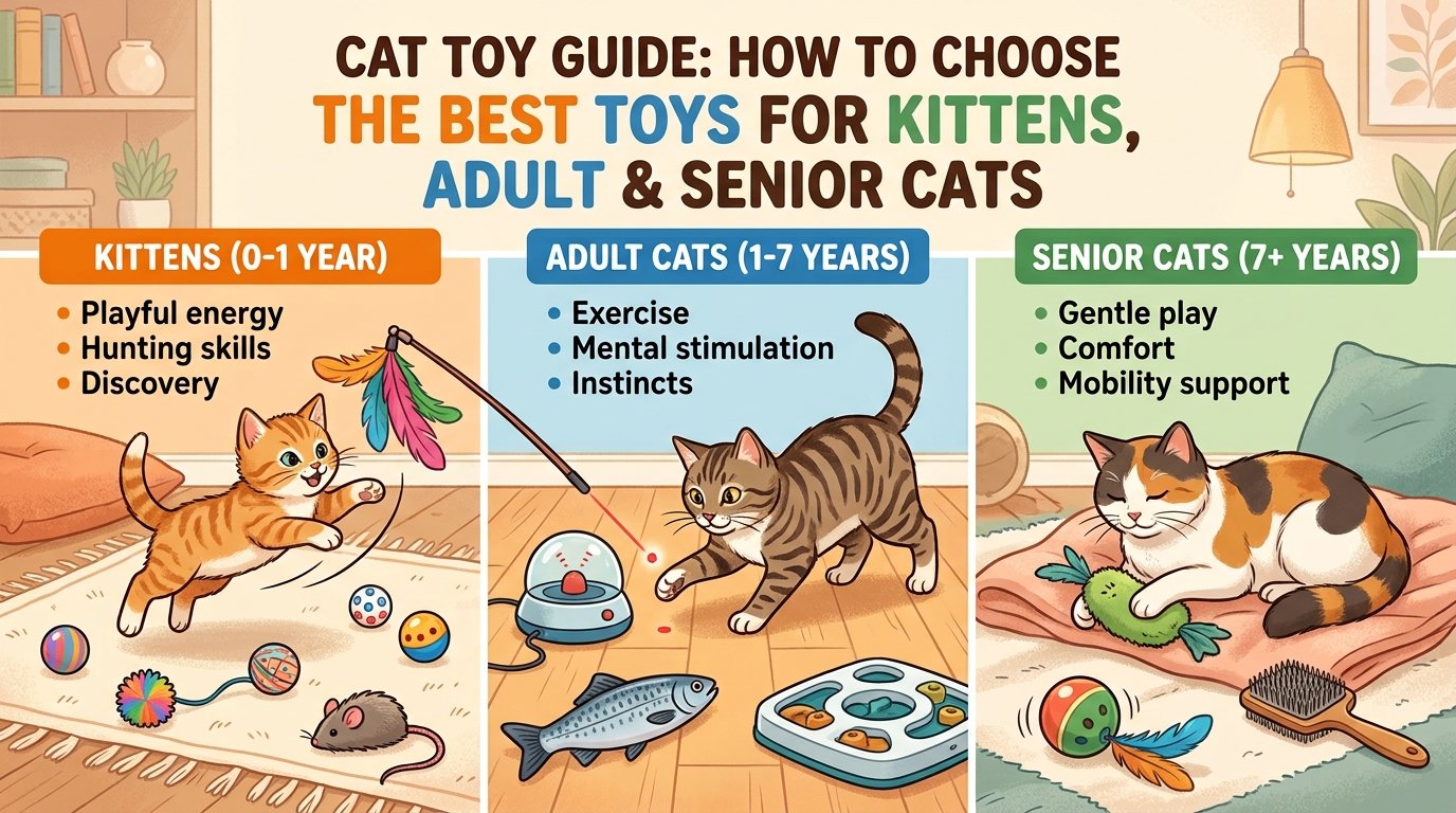 Cat Toy Guide: How to Choose the Best Toys for Kittens, Adult & Senior Cats