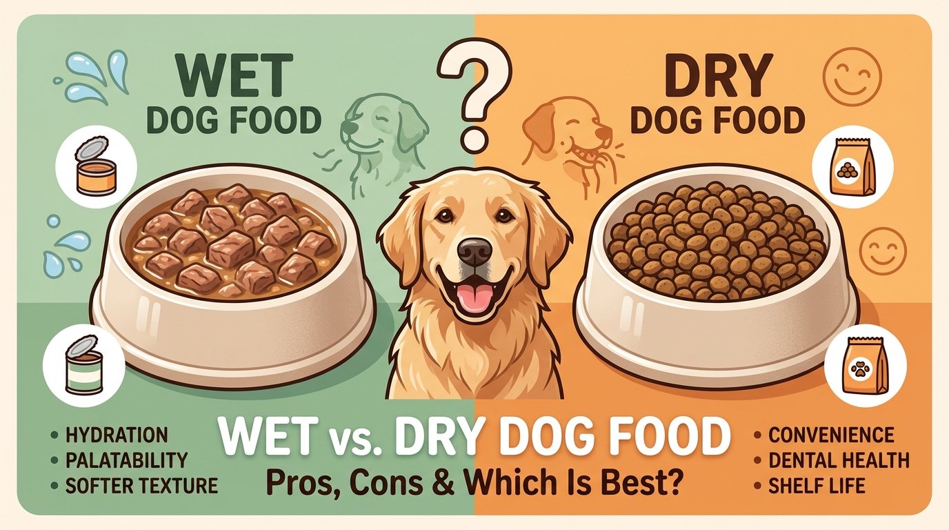 Wet vs Dry Dog Food